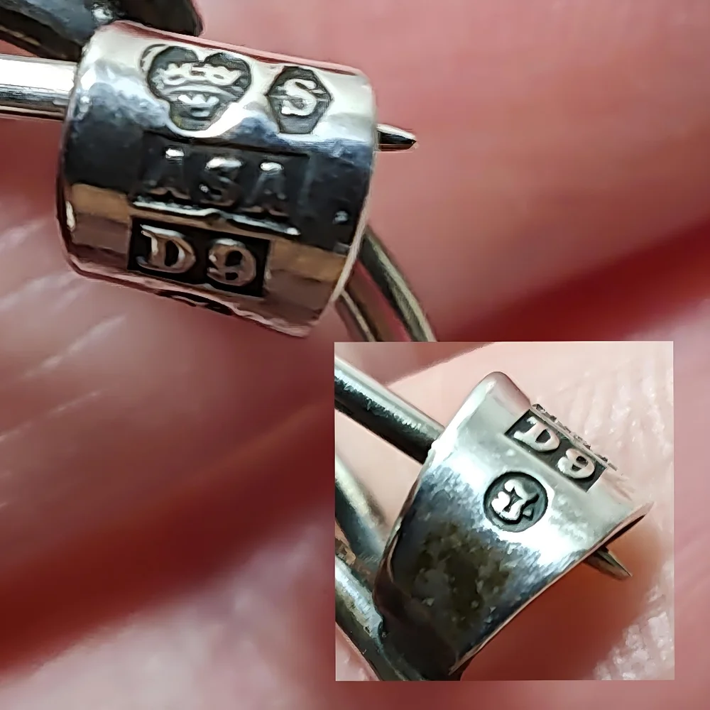 Vintage 1954 Sterling Silver Swedish Designer Tage Linde Rose Brooch Pin - Picture 9 of 11